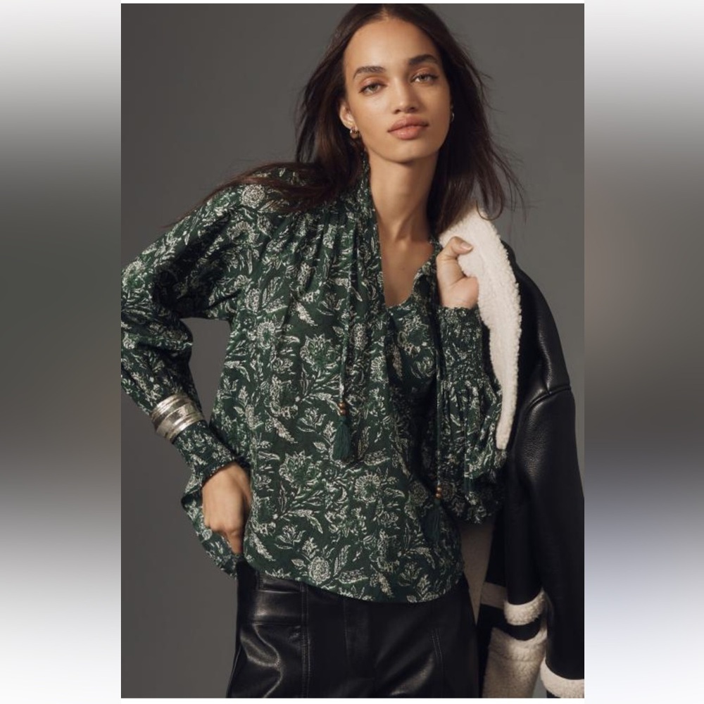 Anthropologie long sleeve shirt